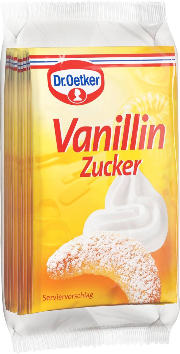 Dr. Oetker Vanillin Zucker verschiedene Sorten