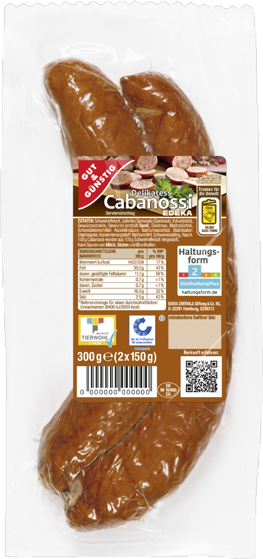 GUT&GÜNSTIG Delikatess Cabanossi