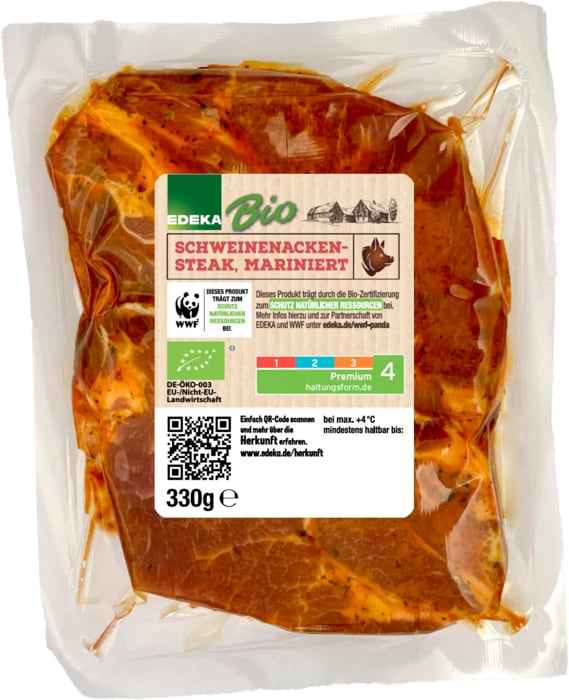 EDEKA Bio Bio-Schweine-Nackensteak*