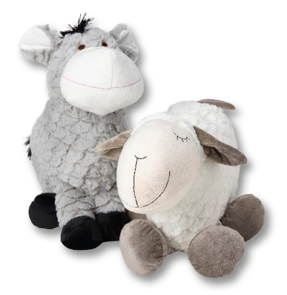 Konturkissen Esel oder Schaf