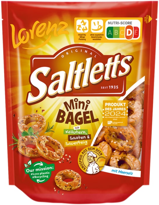 Lorenz Saltletts Mini-Brezel, -Bagel