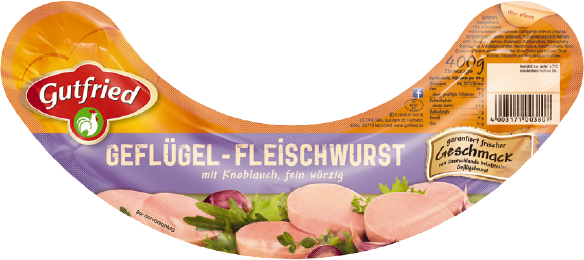 Gutfried Geflügel-Fleischwurst