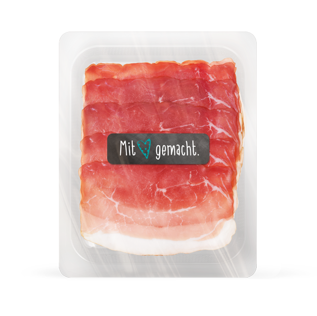 Mit Herz gemacht: Schinkenspeck