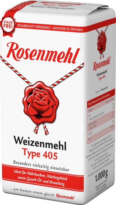 Rosenmehl Weizenmehl