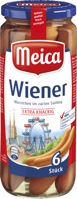 Meica Wiener oder Frankfurter Art Würstchen