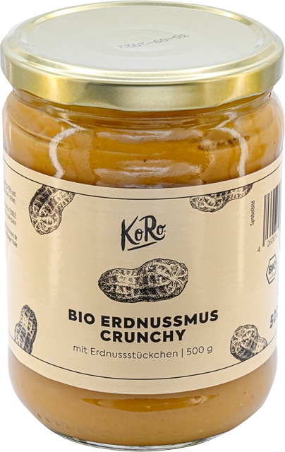 KoRo Bio Erdnussmus Crunchy 