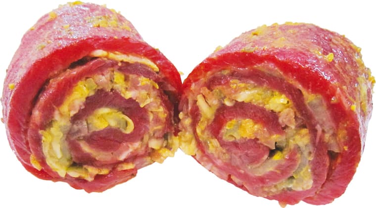 Mammutroulade oder Französische Rinderrouladen