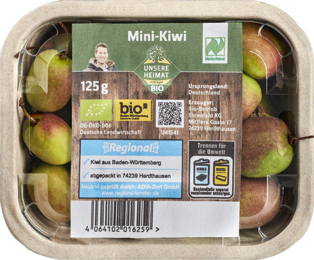 Unsere Heimat – echt & gut Bio Naturland Mini Kiwis 
