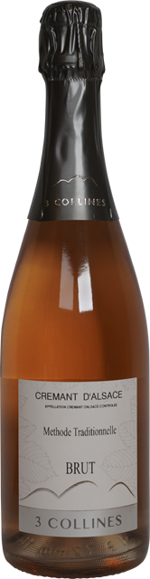 Elsass Crémant d’Alsace Les Trois Collines Rosé brut 
