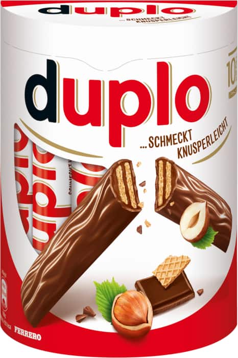 duplo, kinder Riegel oder hanuta