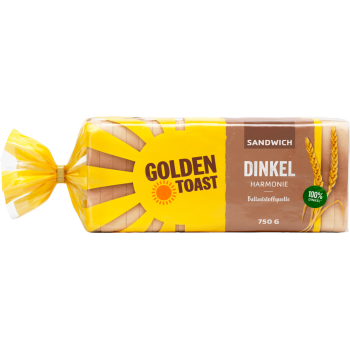 Golden Toast Sandwich Dinkel Harmonie