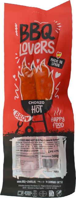 Spanische Chorizo Bratwurst BBQ Lovers