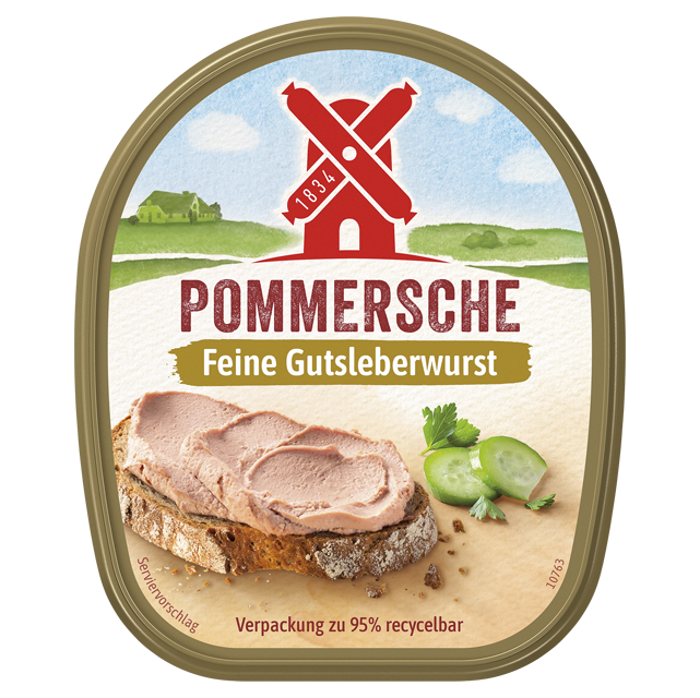 Rügenwalder Mühle Pommersche Leberwurst 