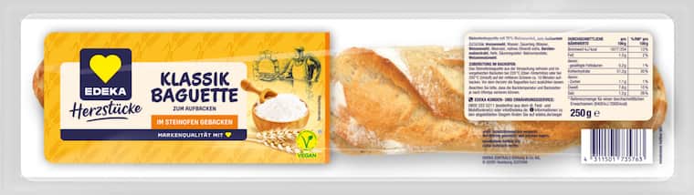 EDEKA Herzstücke Baguetterie