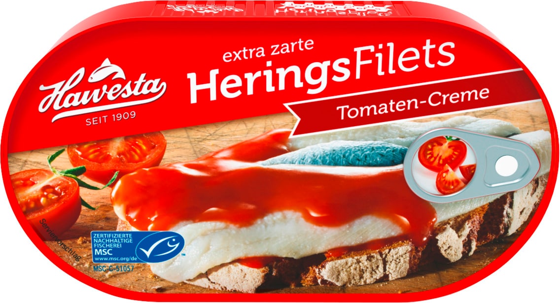 Hawesta MSC extra zarte HeringsFilets