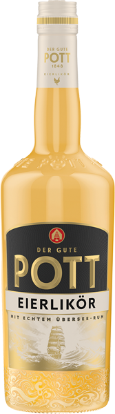 Pott Rum, 40% Vol. oder Eierlikör 16% Vol.