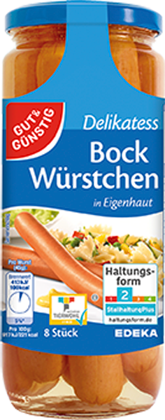 GUT&GÜNSTIG Delikatess-Bockwürstchen