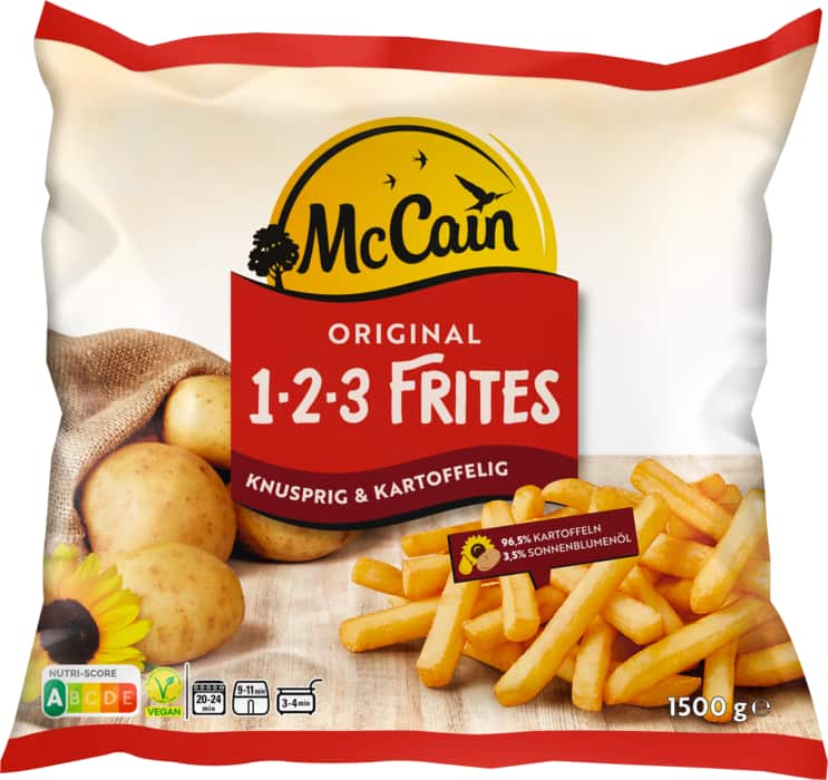 McCain Original 1·2·3 Frites oder Deluxe
