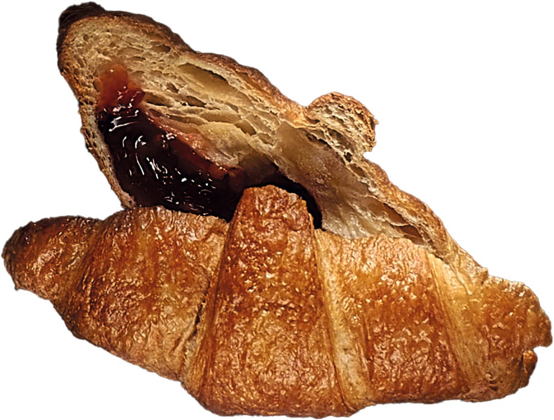 Erdbeer Buttercroissant