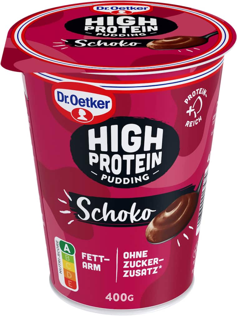 Dr. Oetker High Protein Pudding Schoko oder Milchreis Zimt