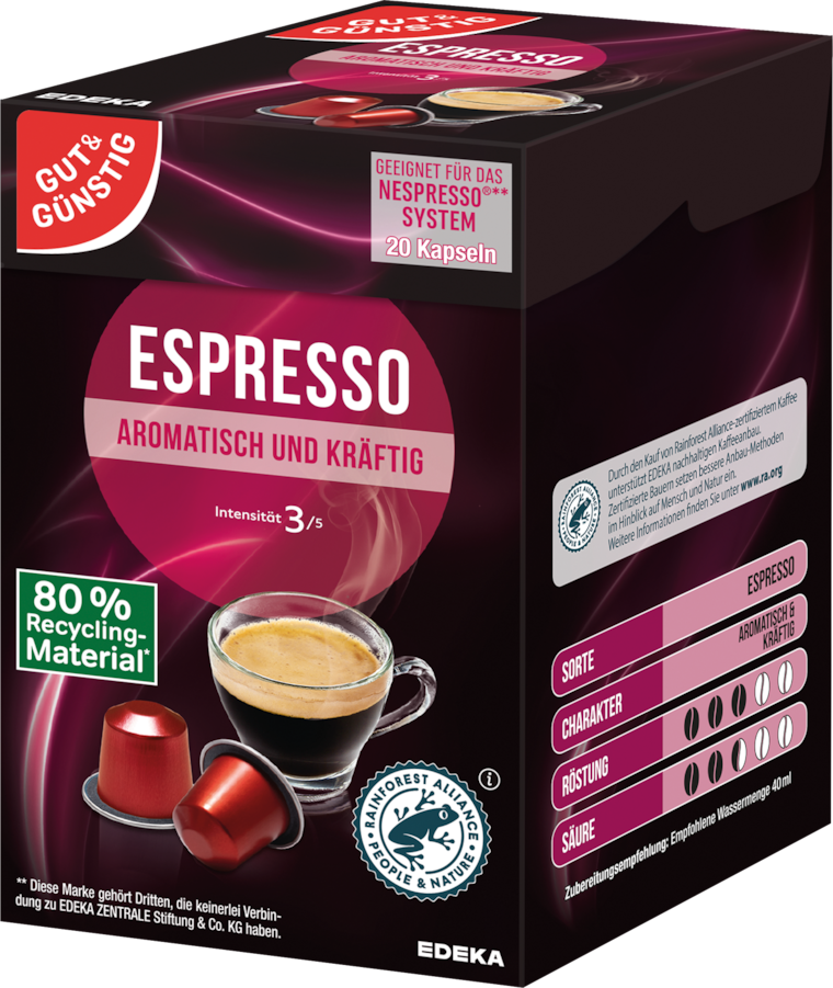GUT&GÜNSTIG Kaffeekapseln