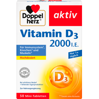 Doppelherz aktiv Vitamin D3 2000 I.E.