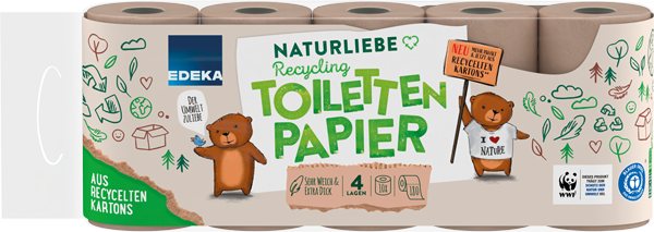EDEKA Recycling-Toilettenpapier