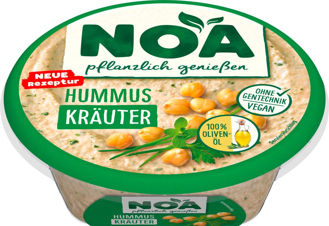 Noa Hummus oder Brotaufstrich