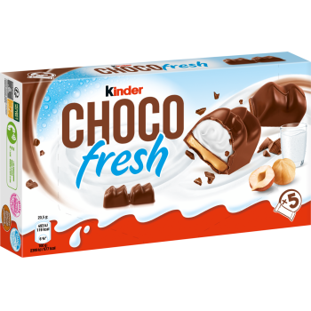 kinder Choco fresh, Milch-Schnitte, Pinguí, Paradiso oder Maxi King