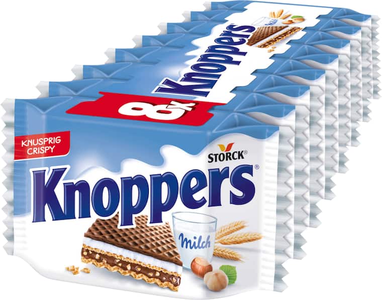 Knoppers Nuss-Schnitten 8 Stück oder Riegel
