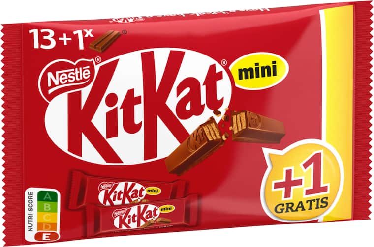 Nestlé Smarties, Lion oder KitKat mini