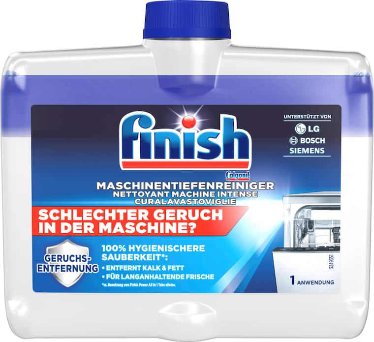 finish Glanz- & Klarspüler oder Maschinentiefenreiniger