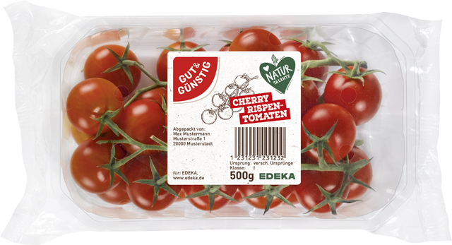 Gut & Günstig Cherry Rispentomaten 