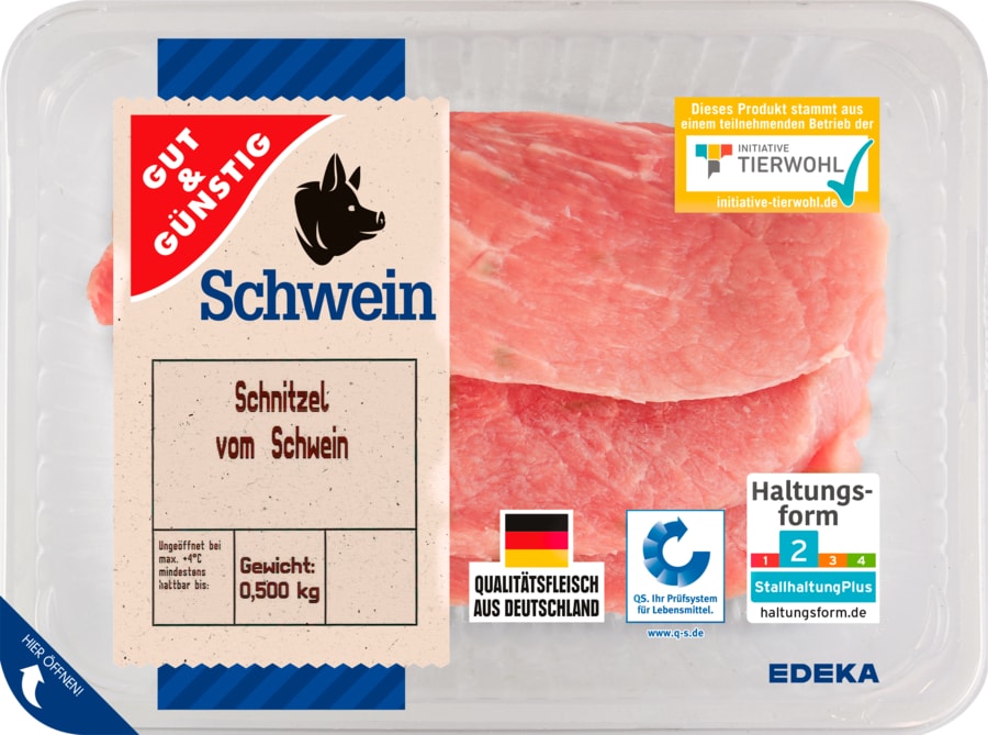 Gut&Günstig Schweine-Schnitzel*