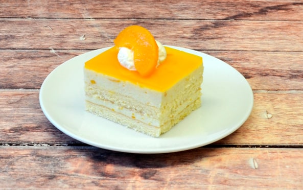 Pfirsich Maracuja Schnitte