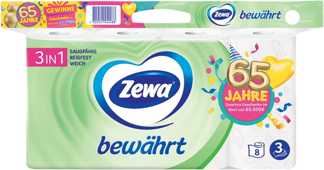 Zewa bewährt Toilettenpapier