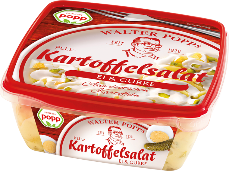 Popp Kartoffelsalat** oder Tzatziki-Salat