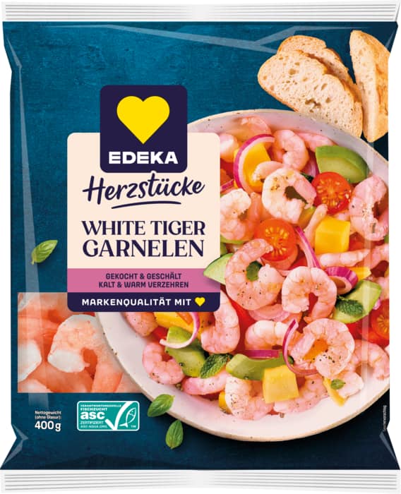 EDEKA Herzstücke White Tiger Garnelen