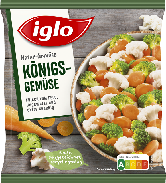 Iglo Königs-Gemüse oder Gartenerbsen