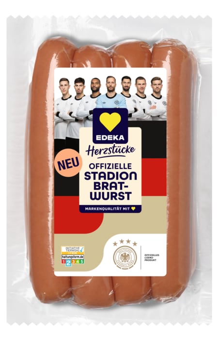 EDEKA Herzstücke Offizielle Stadion Bratwurst