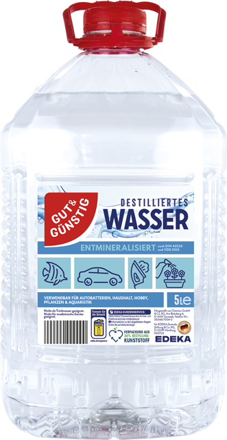 Gut & Günstig Destilliertes Wasser