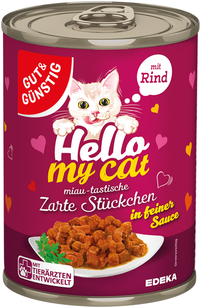 GUT&GÜNSTIG Hello my cat Zarte Stückchen