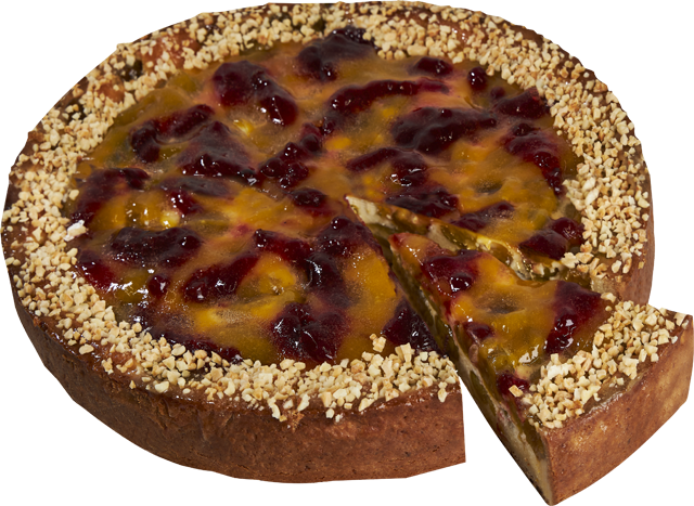 ¹Mirabellen Preiselbeerenkuchen