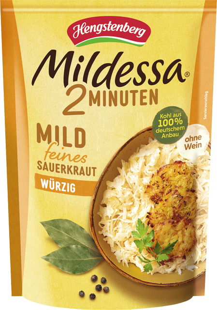 Hengstenberg Mildessa mild feines Sauerkraut