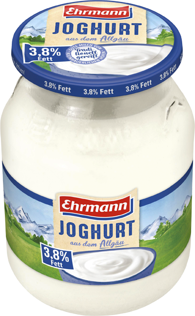 Ab Donnerstag erhältlich: Ehrmann Allgäuer Joghurt