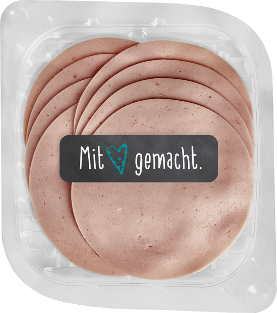 Mit Herz gemacht: Delikate Lyoner/Schinkenwurst