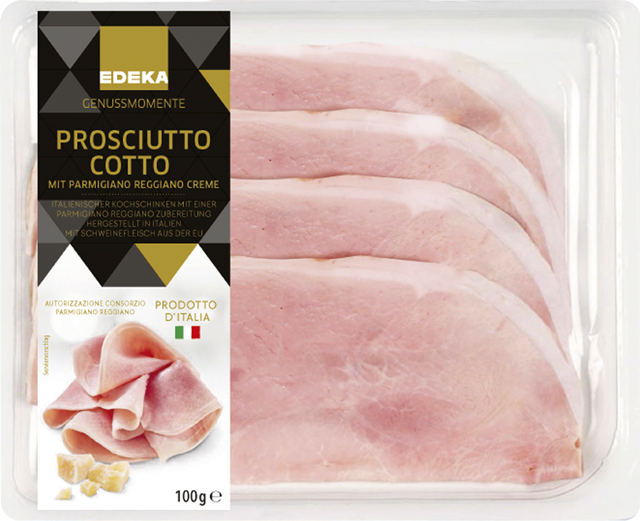 EDEKA Genussmomente Prosciutto Cotto mit Parmigiano Reggiano Creme