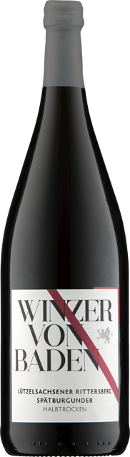 Winzer von Baden Lützelsachsener Rittersberg Spätburgunder Rotwein halbtrocken 