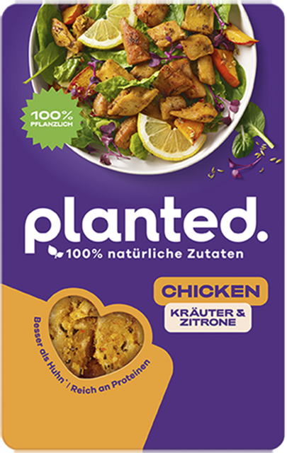 Vegan: Planted Chicken Kräuter & Zitrone
