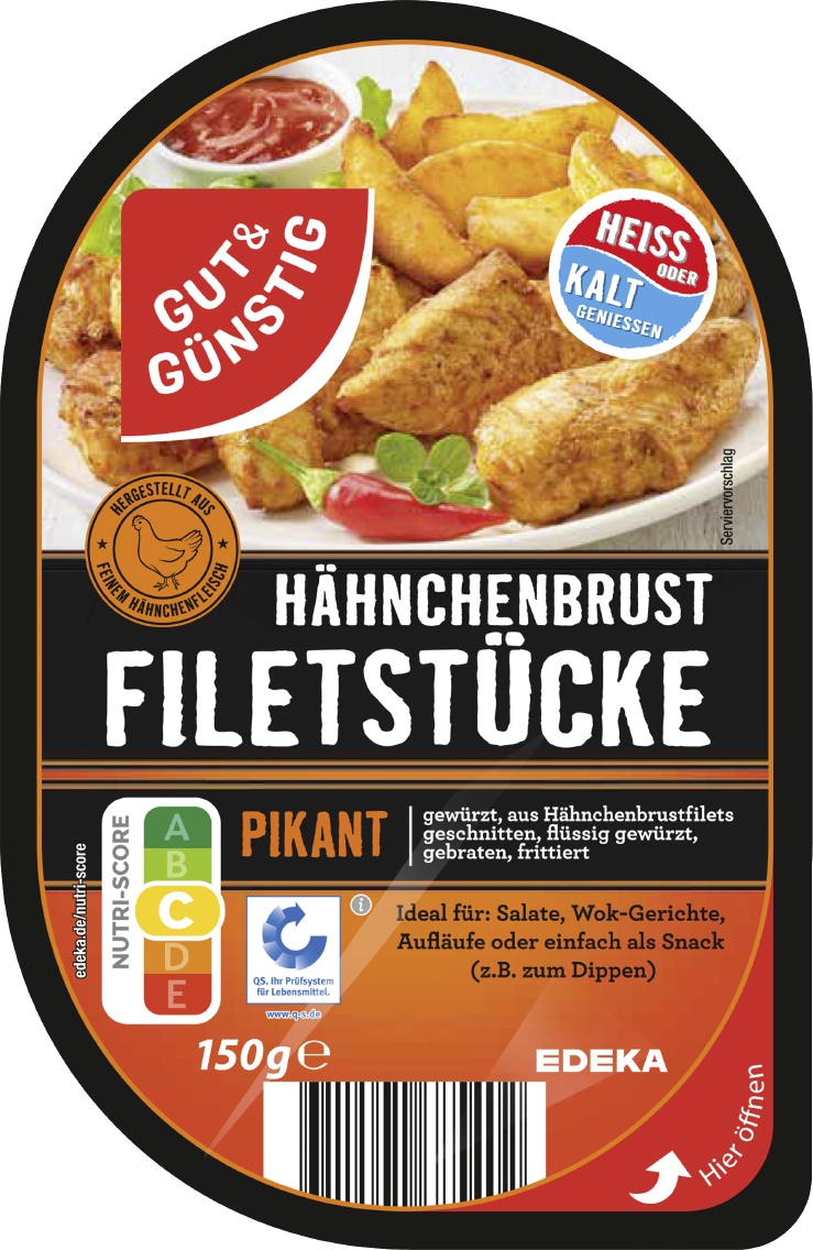 GUT&GÜNSTIG Hähnchenbrust Filetstücke Pikant oder Klassik